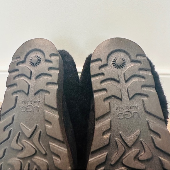 UGG Maylin 3220 Sheepskin Shearling Cuff Boots Black Size 8 - Picture 9 of 9